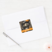 Halloween Witch Vierkante Sticker (Envelop)