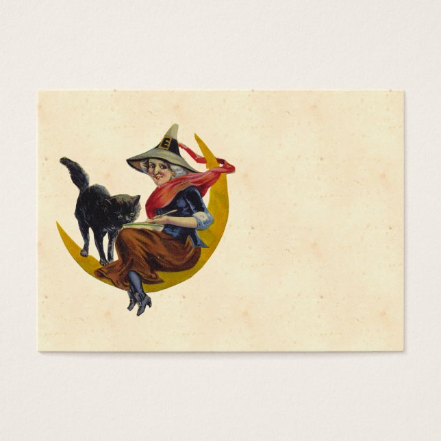  Halloween Witch Visitekaartjes (Voorkant)