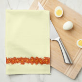 Halloween Witch w Cat Towels Theedoek (Quarter Fold)