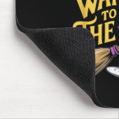 Halloween Witch Way To The Wine Funny Witch Wine L Muismat (Hoek)