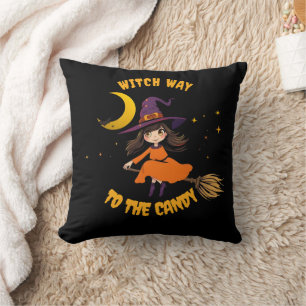 Halloween Witch - Welke weg naar het Snoep Kussen