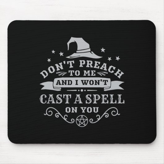 Halloween Witch Wicca Witchcraft Pagan Wiccan Wome Muismat (Voorkant)