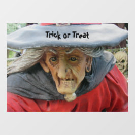 Halloween Witch Window Cling Raamsticker