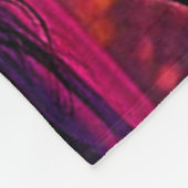 Halloween Witch with Skull Face Design Fleece Deken (Hoek)