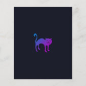 Halloween witch zwarte bruiddouche Uitnodiging Flyer (Achterkant)