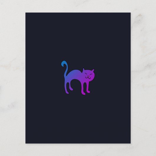 Halloween witch zwarte bruiddouche Uitnodiging Flyer (Achterkant)