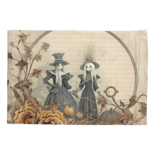  Halloween Witchcraft (12) Kussensloop (Achterkant-Links)