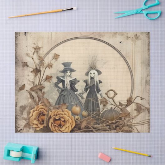  Halloween Witchcraft (12) Tissuepapier (Craft)