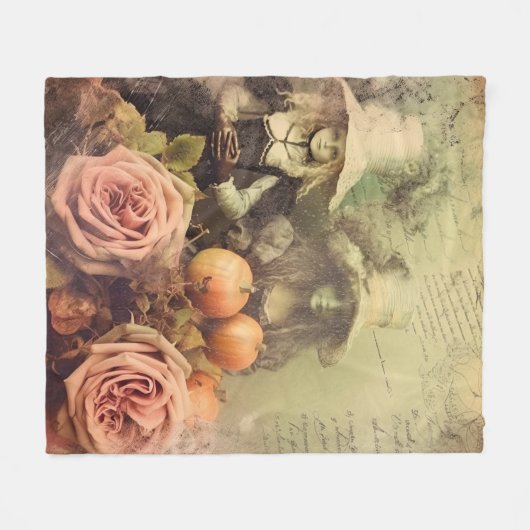  Halloween Witchcraft (1) Fleece Deken (Voorkant (Horizontaal))