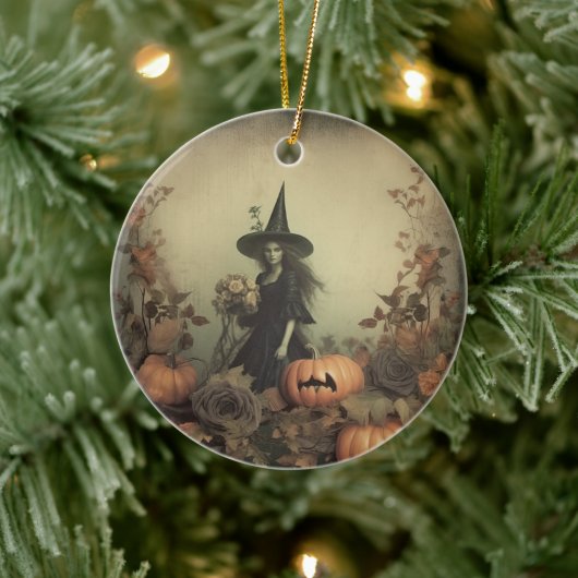  Halloween Witchcraft (3) Keramisch Ornament (Boom)