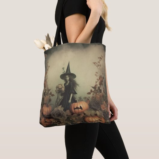  Halloween Witchcraft (3) Tote Bag (Dichtbij)