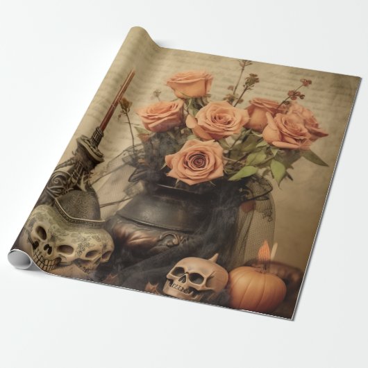 Halloween Witchcraft (4) Cadeaupapier (Uitgerold)