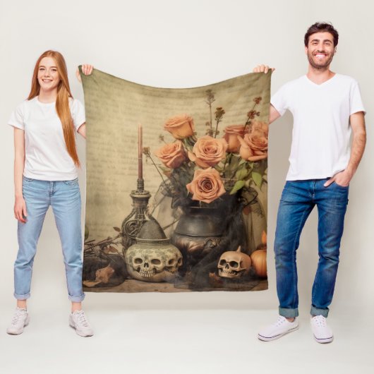  Halloween Witchcraft (4) Fleece Deken (In situ)