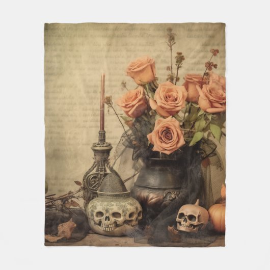  Halloween Witchcraft (4) Fleece Deken (Voorkant)