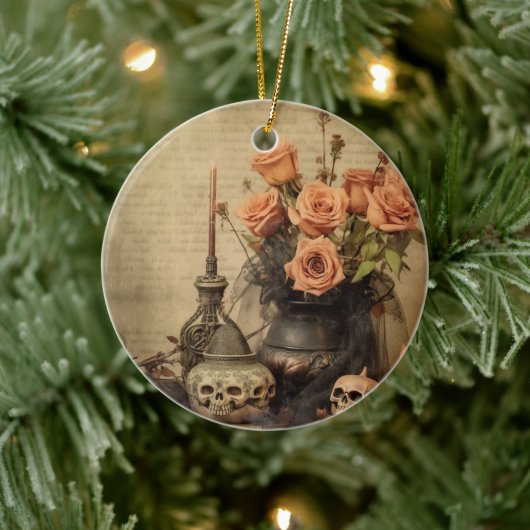  Halloween Witchcraft (4) Keramisch Ornament (Boom)