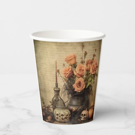  Halloween Witchcraft (4) Papieren Bekers (Achterkant)