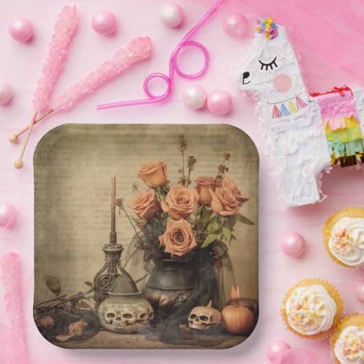  Halloween Witchcraft (4) Papieren Bordje (Feest)