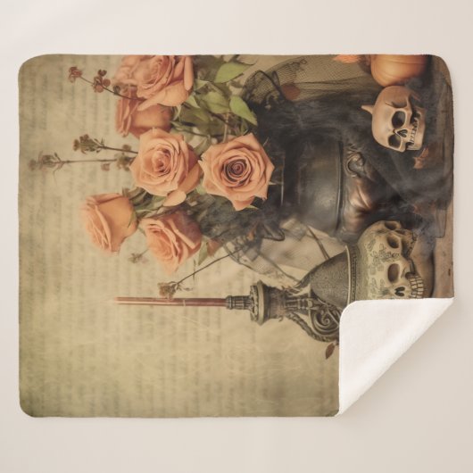 Halloween Witchcraft (4) Sherpa Deken (Voorkant (horizontaal))