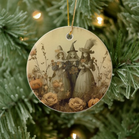  Halloween Witchcraft (5) Keramisch Ornament (Boom)
