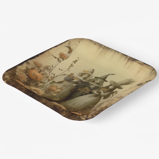  Halloween Witchcraft (5) Papieren Bordje (Gebogen)