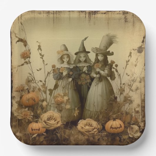 Halloween Witchcraft (5) Papieren Bordje (Voorkant)