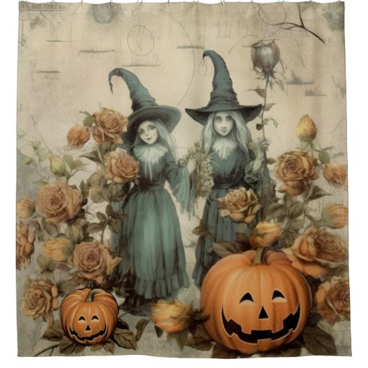  Halloween Witchcraft (6) Douchegordijn (Voorkant)