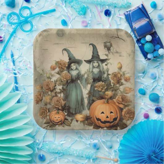  Halloween Witchcraft (6) Papieren Bordje (Feest)