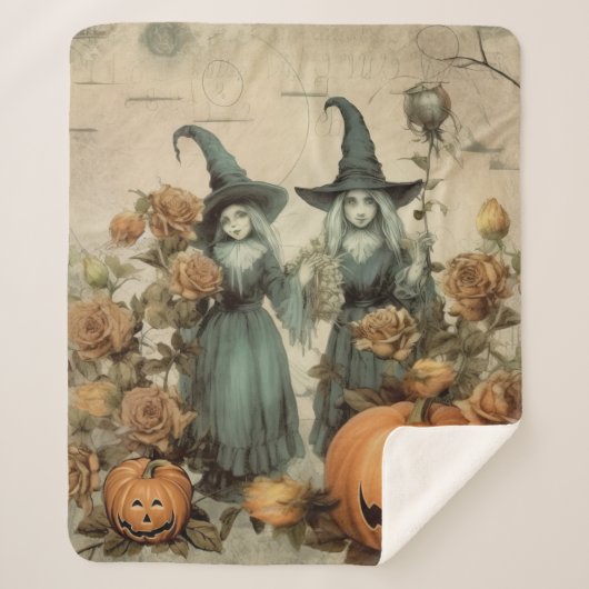 Halloween Witchcraft (6) Sherpa Deken (Voorkant)