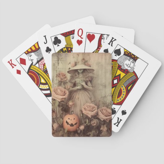  Halloween Witchcraft (9) Pokerkaarten (Achterkant)
