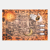 Halloween Witchcraft Medical Ephemera Inpakpapier Vel (Voorkant 3)