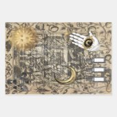 Halloween Witchcraft Medical Ephemera Inpakpapier Vel (Voorkant 2)