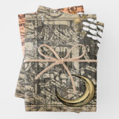 Halloween Witchcraft Medical  Ephemera Inpakpapier Vel (In situ)