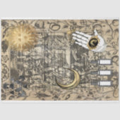 Halloween Witchcraft Medical  Ephemera Tissuepapier (Voorkant)