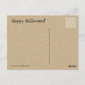 Halloween Witchery briefkaarten, Halloween Briefka Briefkaart (Achterkant)
