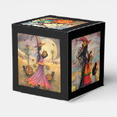 Halloween Witches and Fantasy Art Favor Box Bedankdoosjes (Achterkant)