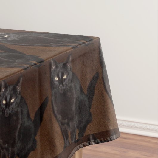 HALLOWEEN WITCHES BLACK CAT tablecloth Tafelkleed (Voorbeeld)