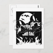 Halloween Witches Briefkaart (Voorkant / Achterkant)