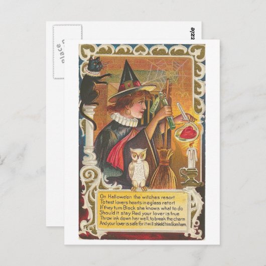 Halloween Witches Briefkaart (Voorkant / Achterkant)