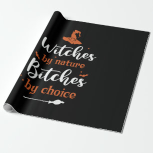 Halloween Witches by Nature Birthday Cadeaupapier