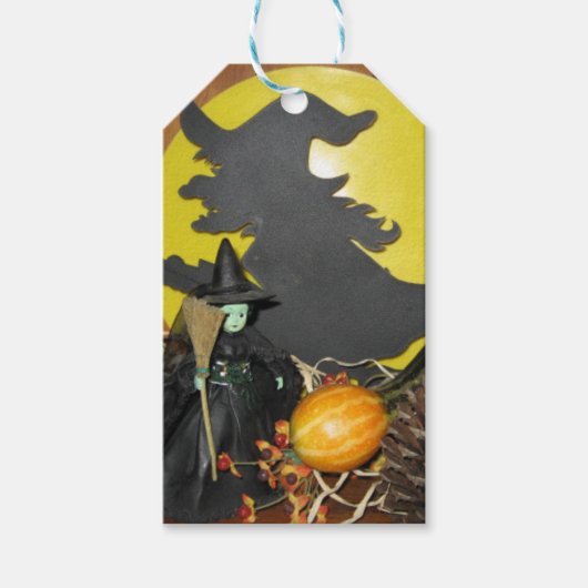 Halloween Witches Cadeaulabel (Voorkant)