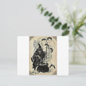 Halloween Witches Cauldron Briefkaart (Staand voorkant)