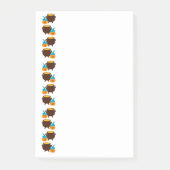 Halloween witches cauldron en pompoenen post-it® notes (Voorkant)