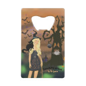 Halloween Witches Creditkaart Flessenopener (Achterkant)