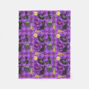 Halloween Witches Fleece Deken