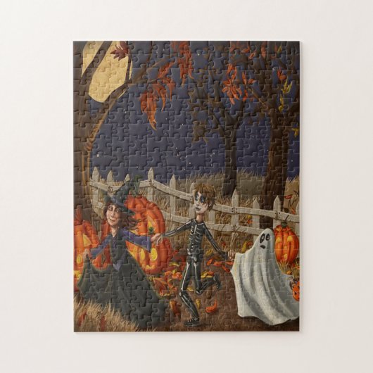 Halloween Witches Ghouls and Ghosts Oh Mijn Legpuzzel (Verticaal)