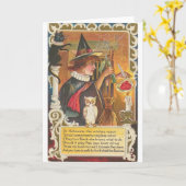 Halloween Witches Kaart (Gele Bloem)