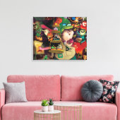 Halloween Witches Kitchen Canvas Afdruk (Insitu (Woonkamer))