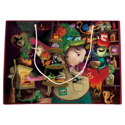 Halloween Witches Kitchen Groot Cadeauzakje (Voorkant)