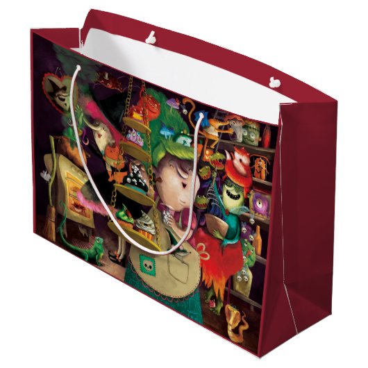 Halloween Witches Kitchen Groot Cadeauzakje (Achterkant Gekanteld)