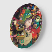 Halloween Witches Kitchen Grote Klok (Hoek)